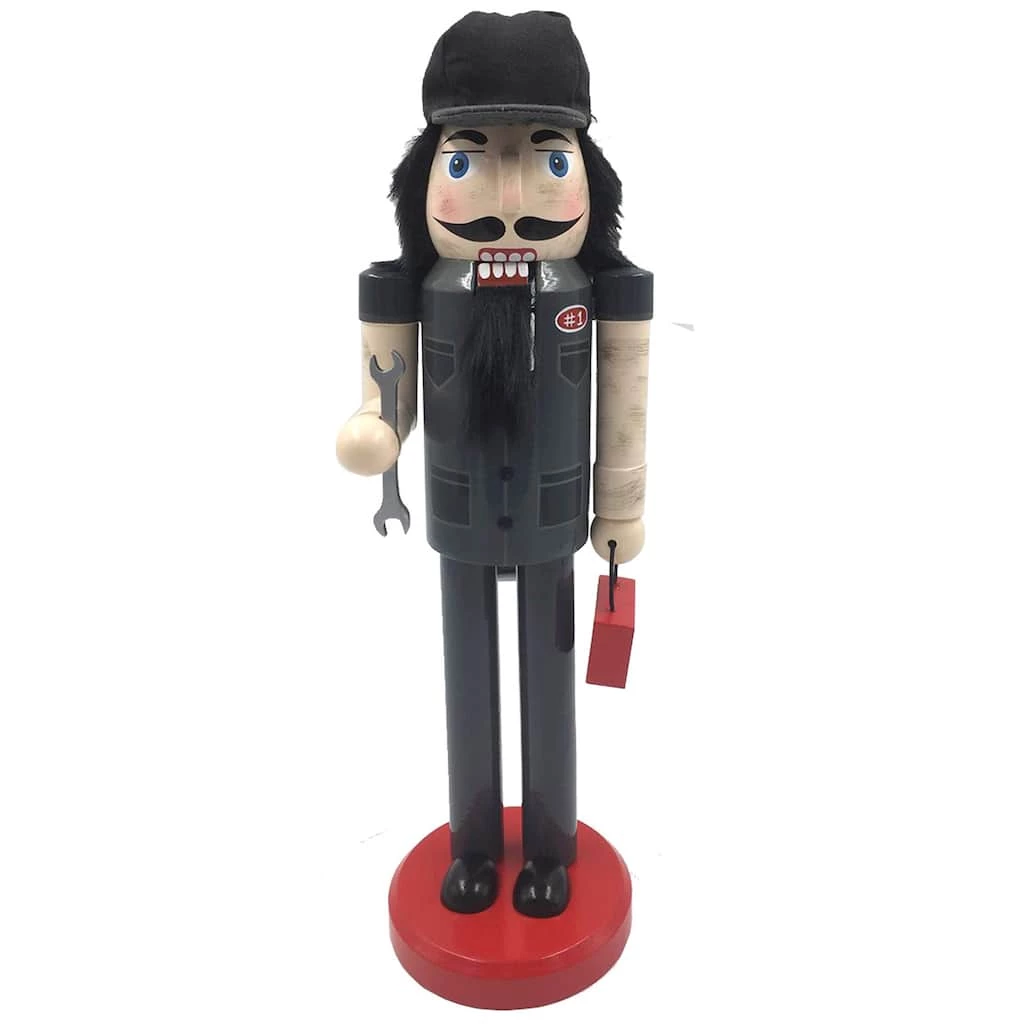 Outlet ๐งจ Santa's Workshop 14" Mechanic Nutcracker by SantasWorkshop โ๏ธ