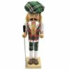 Buy ✨ Santa's Workshop 14" Green Plaid Golfer Nutcracker by SantasWorkshop 👏
