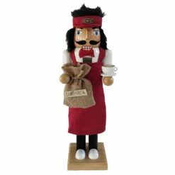 Best Sale 🛒 Santa's Workshop 14" Barista Nutcracker by SantasWorkshop 👏