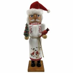 Deals ⌛ Santa's Workshop 14" Cardinal Claus Nutcracker by SantasWorkshop ⌛