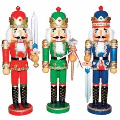 Cheap 🛒 Santa's Workshop 15" Bejeweled Kings Nutcracker Set by SantasWorkshop 🔥
