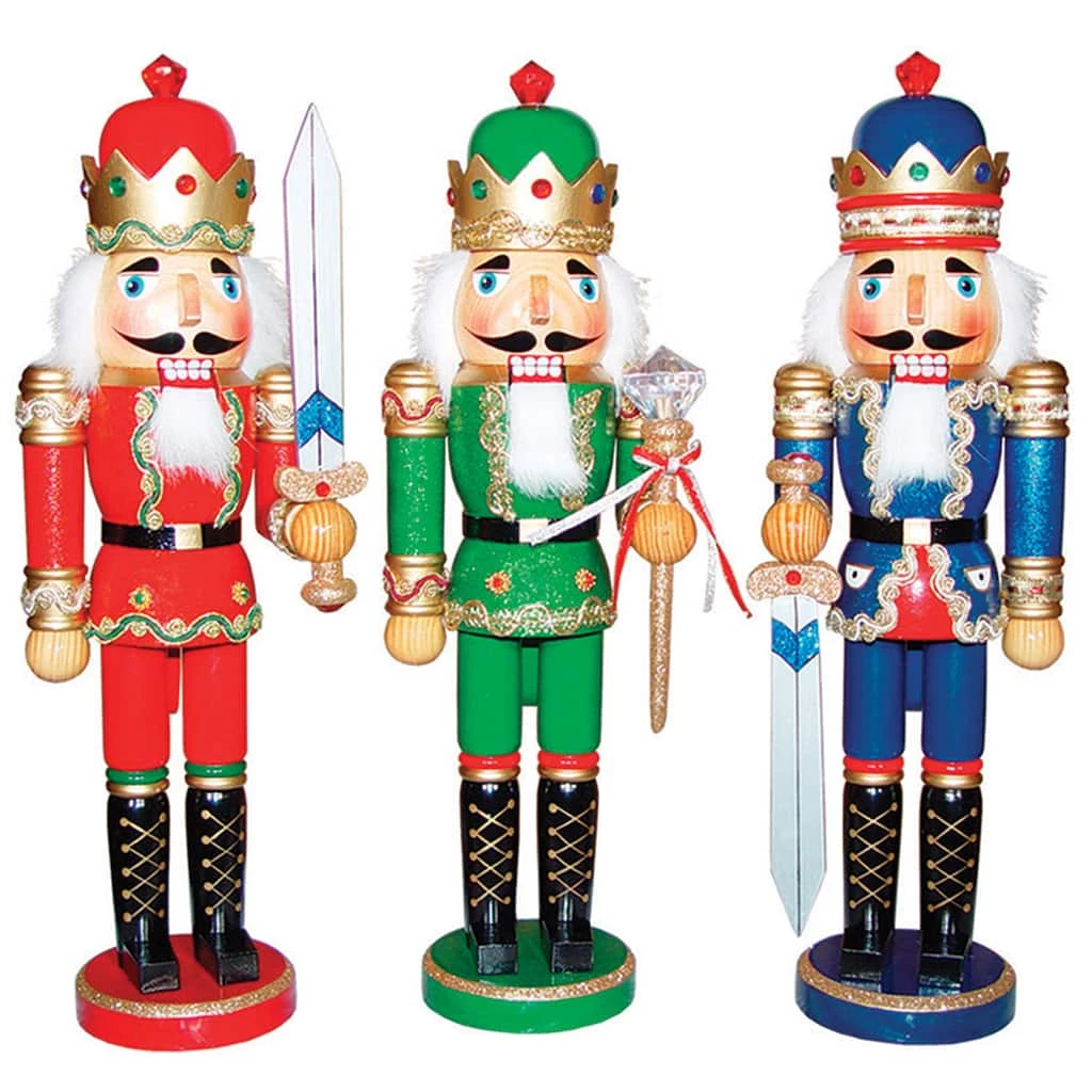 Cheap ๐ Santa's Workshop 15" Bejeweled Kings Nutcracker Set by SantasWorkshop ๐ฅ