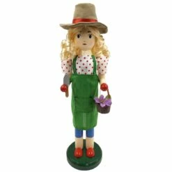 Best Pirce 🔥 Santa's Workshop 14" Lady Gardener Nutcracker by SantasWorkshop ✔️