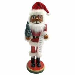 Wholesale 👏 Santa's Workshop 14" Santa With Tree & List Nutcracker by SantasWorkshop ❤️