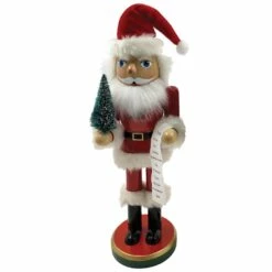 Best Pirce ⭐ Santa's Workshop 14" Santa With Tree & List Nutcracker by SantasWorkshop 😍