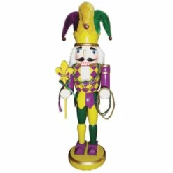 Buy ❤️ Santa's Workshop 15" Mardi Gras Nutcracker by SantasWorkshop 💯
