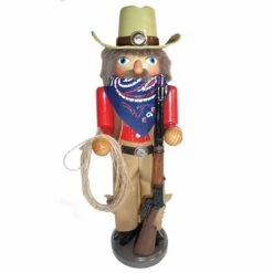 Cheap 🧨 Santa's Workshop 14.5" Home On The Range Nutcracker by SantasWorkshop 💯