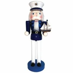 Budget 🤩 Santa's Workshop 14" Captain Of The Sea Nutcracker by SantasWorkshop 🤩