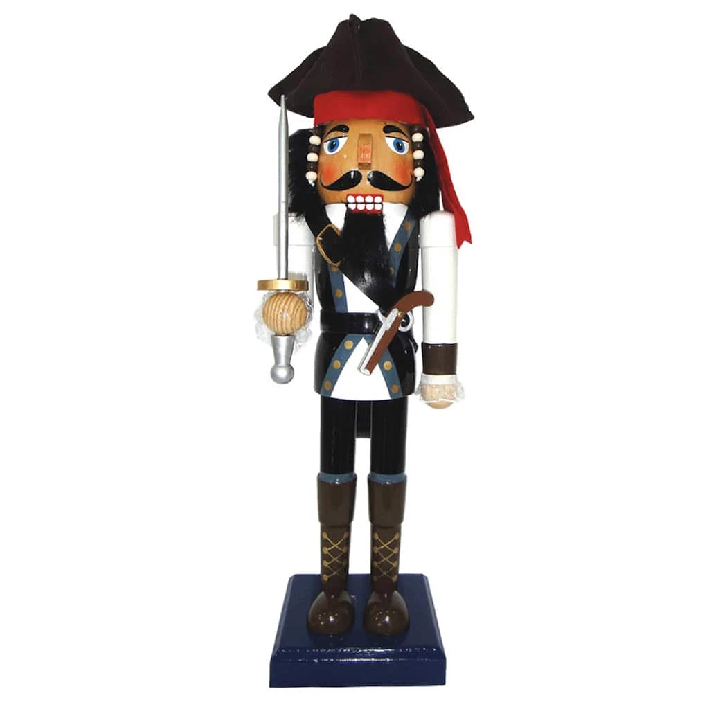 Best Sale 👏 Santa's Workshop 14" Johhny Pirate Nutcracker by SantasWorkshop ✔️