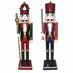 Best Pirce 😍 Santa's Workshop 24" King & Guard Nutcracker Set by SantasWorkshop ✨