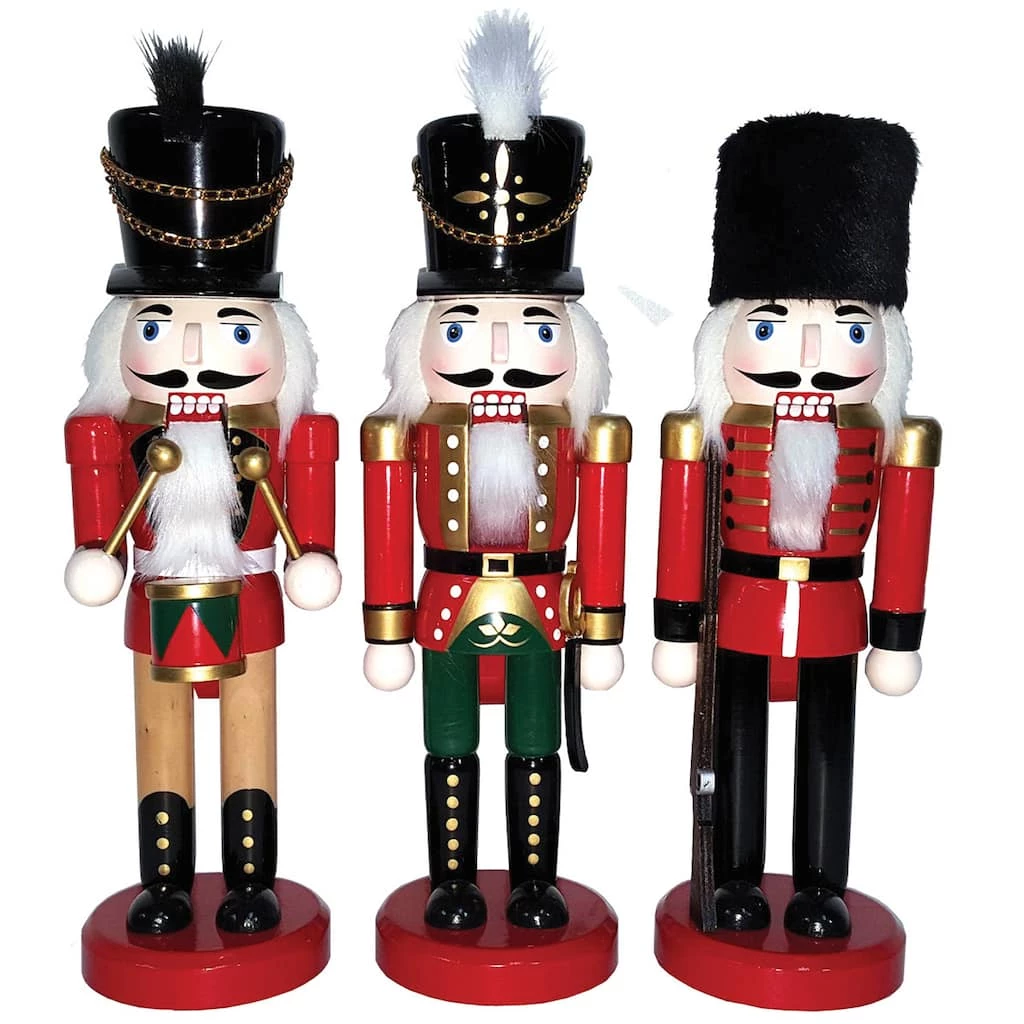 Hot Sale π₯ Santa's Workshop 12" The Kings Guards Nutcracker Set by SantasWorkshop π