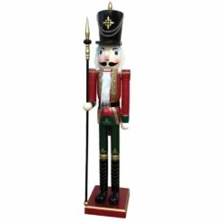 Top 10 😀 Santa's Workshop 60" Red & Green Royal Guard Nutcracker by SantasWorkshop ⌛