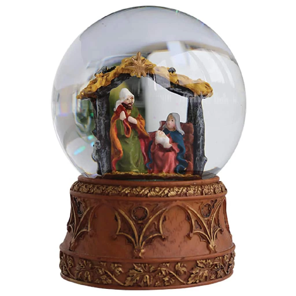 Best Sale 🥰 Santa's Workshop 4.75" Nativity Musical Globe by SantasWorkshop ✔️