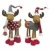 Best deal 🎉 16" Santa's Workshop Merry Moose Figurine Set by SantasWorkshop 😀