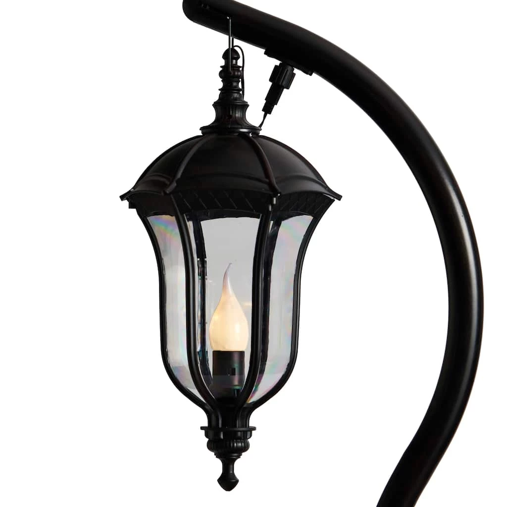 Brand new ✔️ 5ft. Pre-Lit LED Holiday Decorated Lamp Post With Greenery & Berries by Nearly Natural 💯 - Image 4