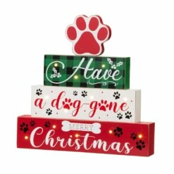 Wholesale 🤩 Glitzhome® 12" LED Lighted Pet Block Word Sign 😀