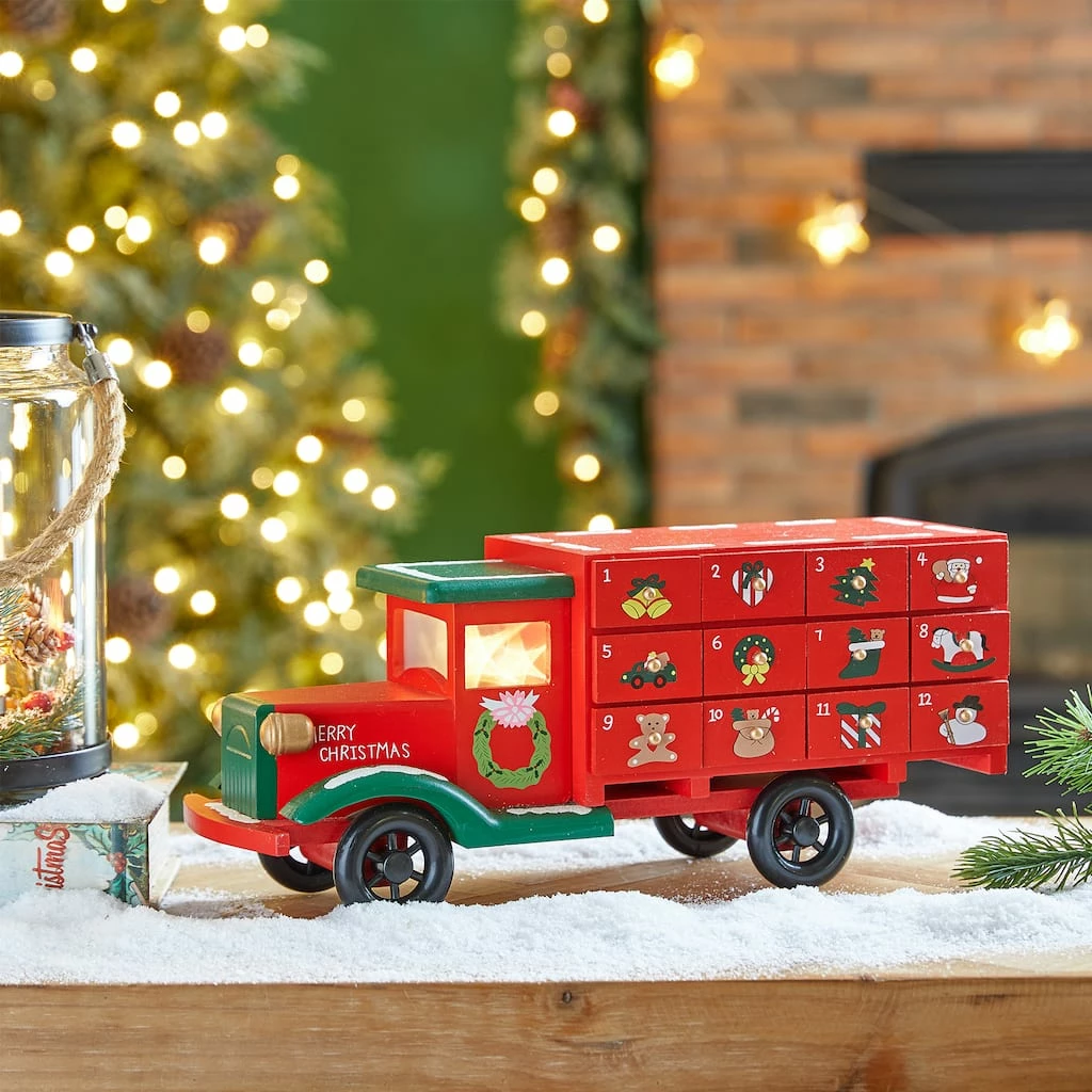 Best reviews of ๐ Glitzhome® 14.5" โ Christmas Truck Countdown Décor ๐ - Image 2