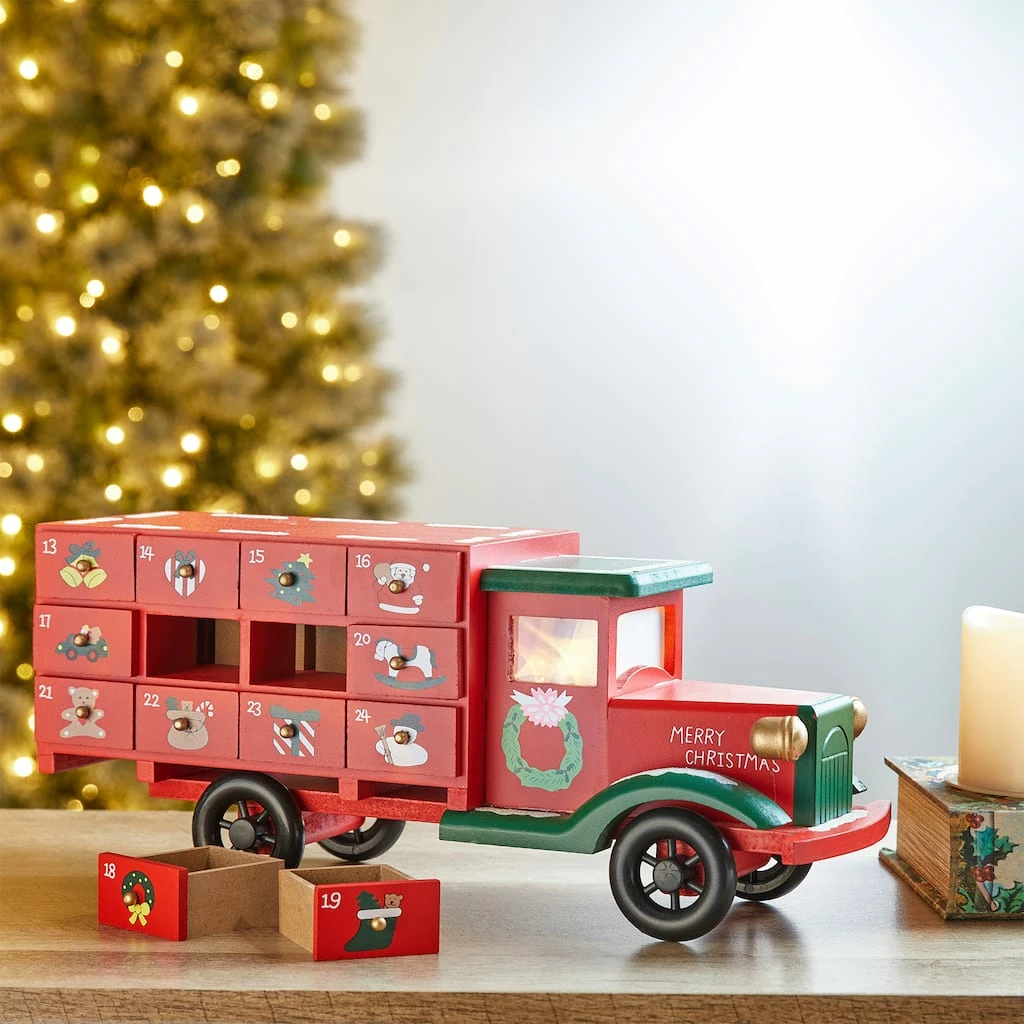 Best reviews of ๐ Glitzhome® 14.5" โ Christmas Truck Countdown Décor ๐ - Image 3