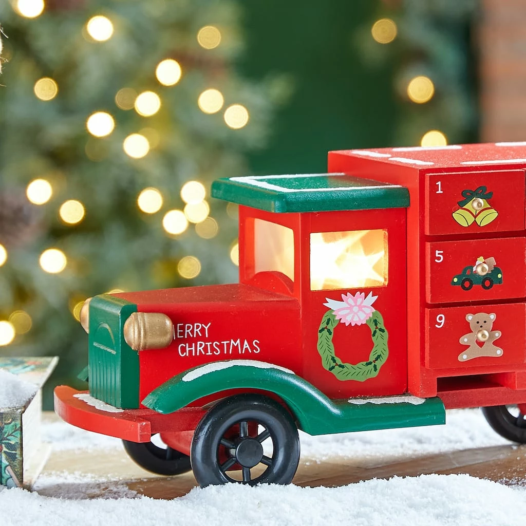 Best reviews of ๐ Glitzhome® 14.5" โ Christmas Truck Countdown Décor ๐ - Image 5