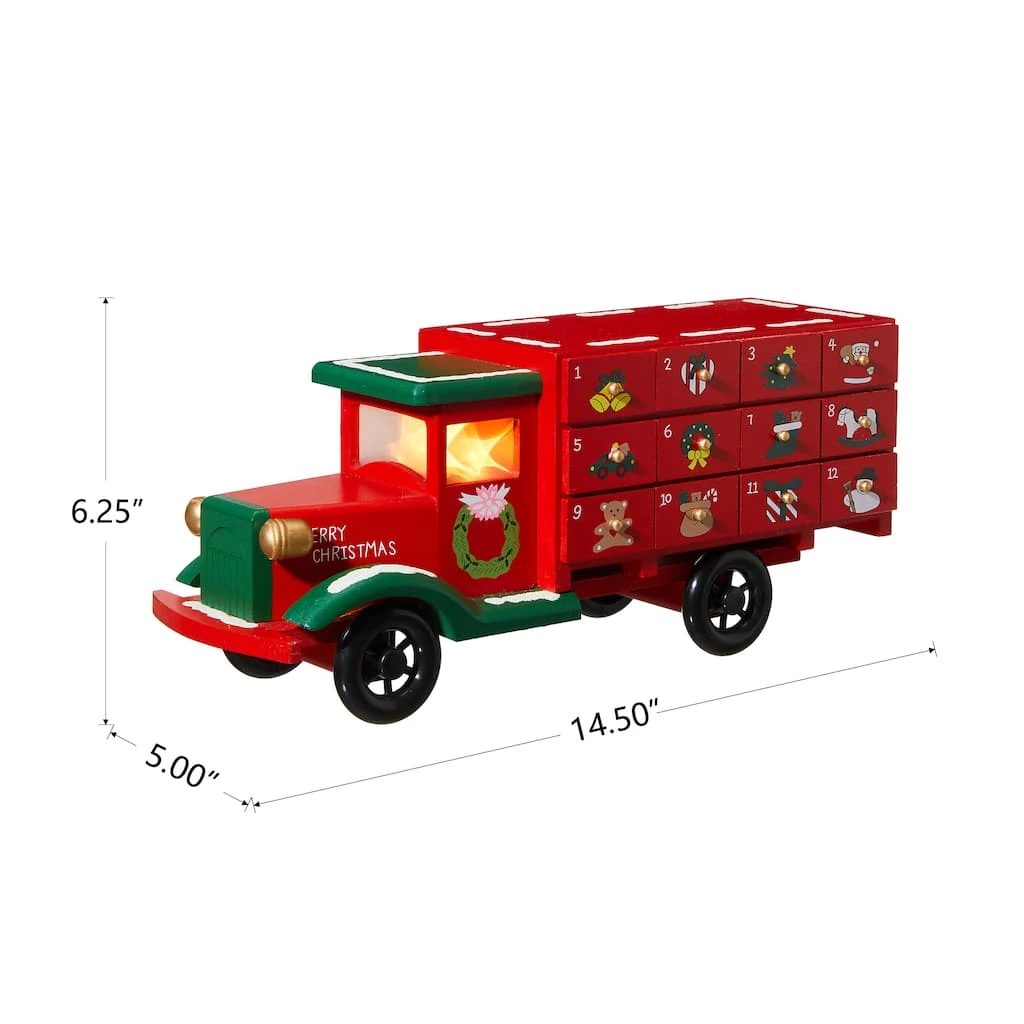 Best reviews of ๐ Glitzhome® 14.5" โ Christmas Truck Countdown Décor ๐ - Image 6