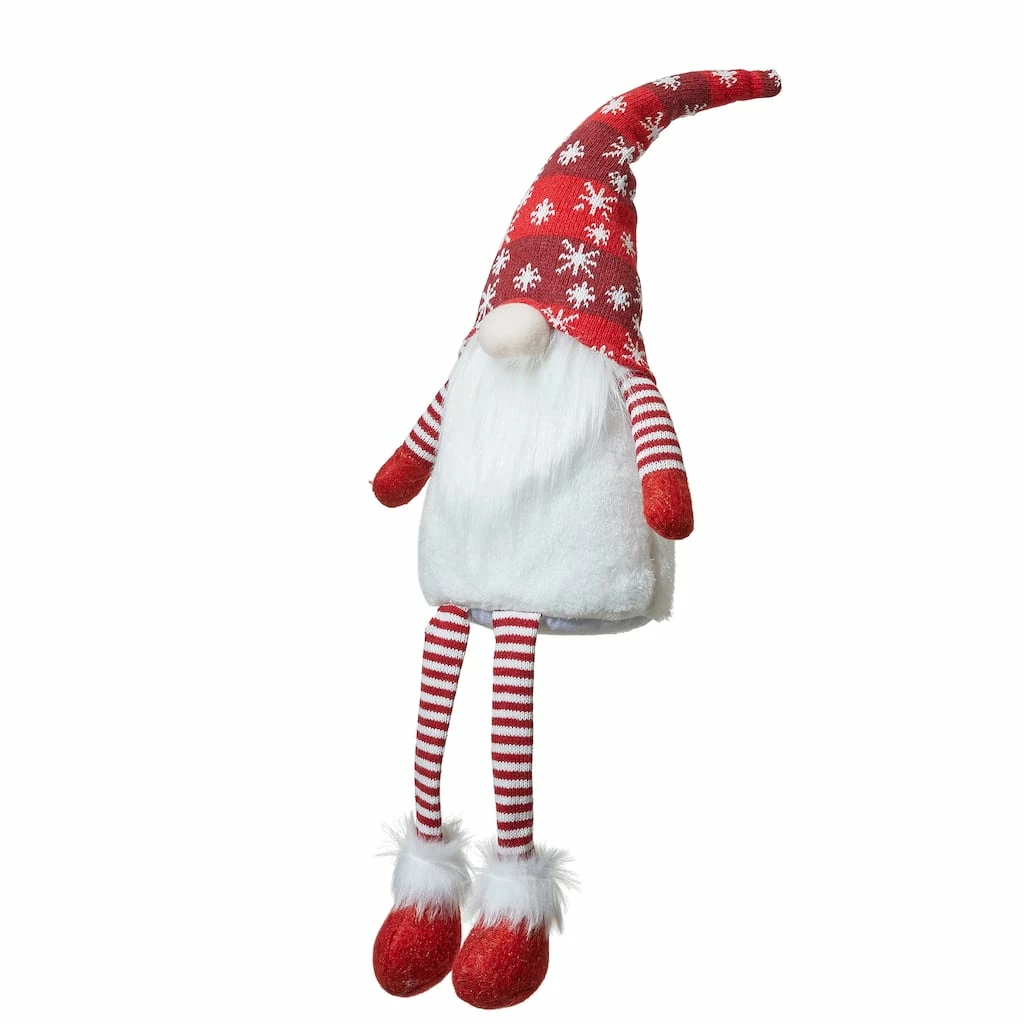 Best reviews of ๐ฅฐ Glitzhome® 28" Fabric ๐ Christmas Gnome Shelf Sitter with Dangling Legs ๐