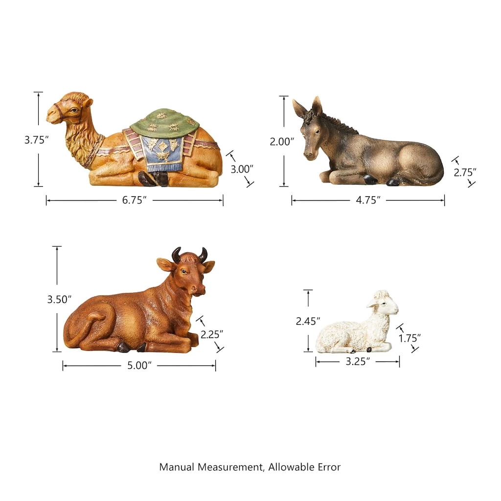 Budget ๐ Glitzhome® 10" Nativity Figurine Set โค๏ธ - Image 7