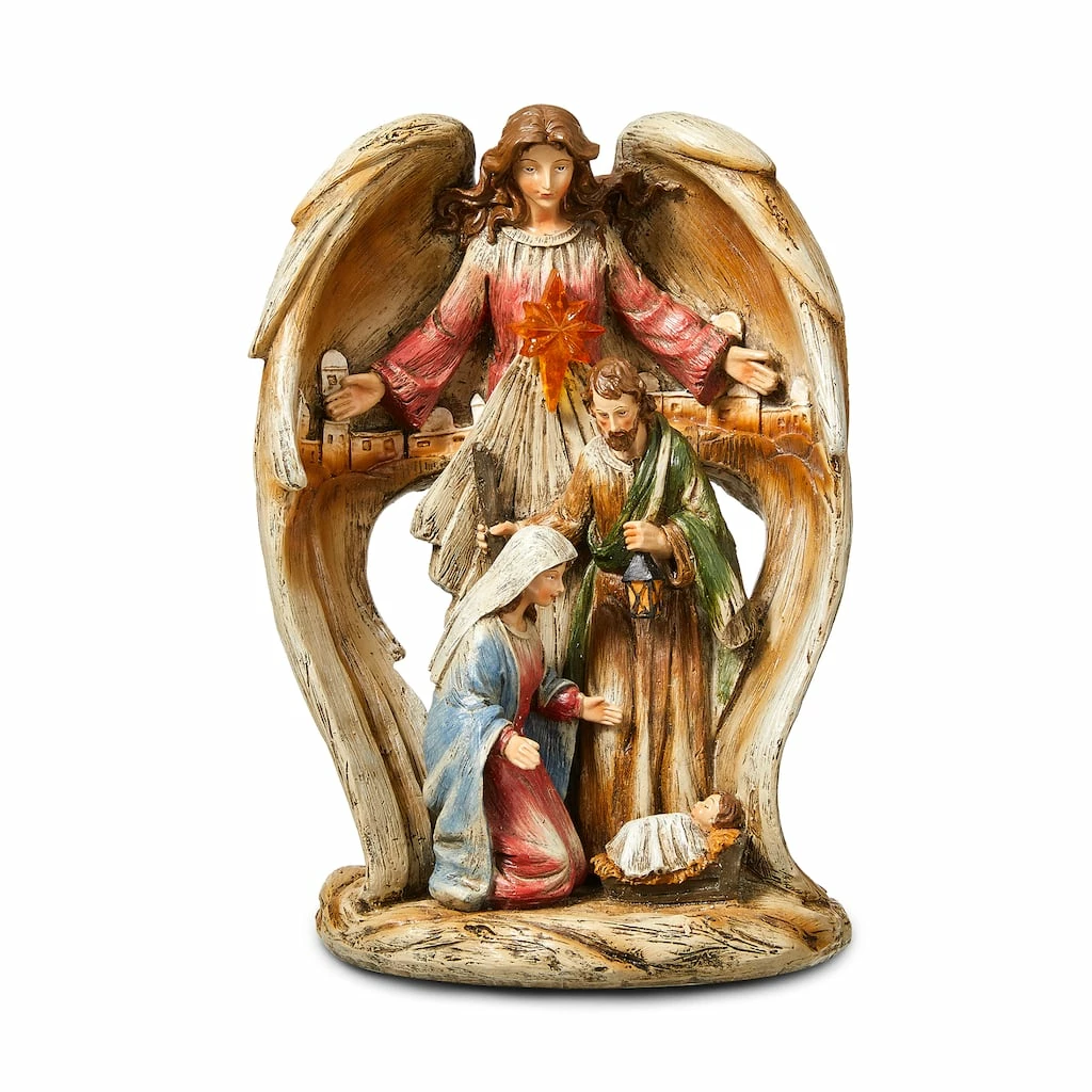 Best deal โ๏ธ Glitzhome® 11" Nativity Décor ๐งจ