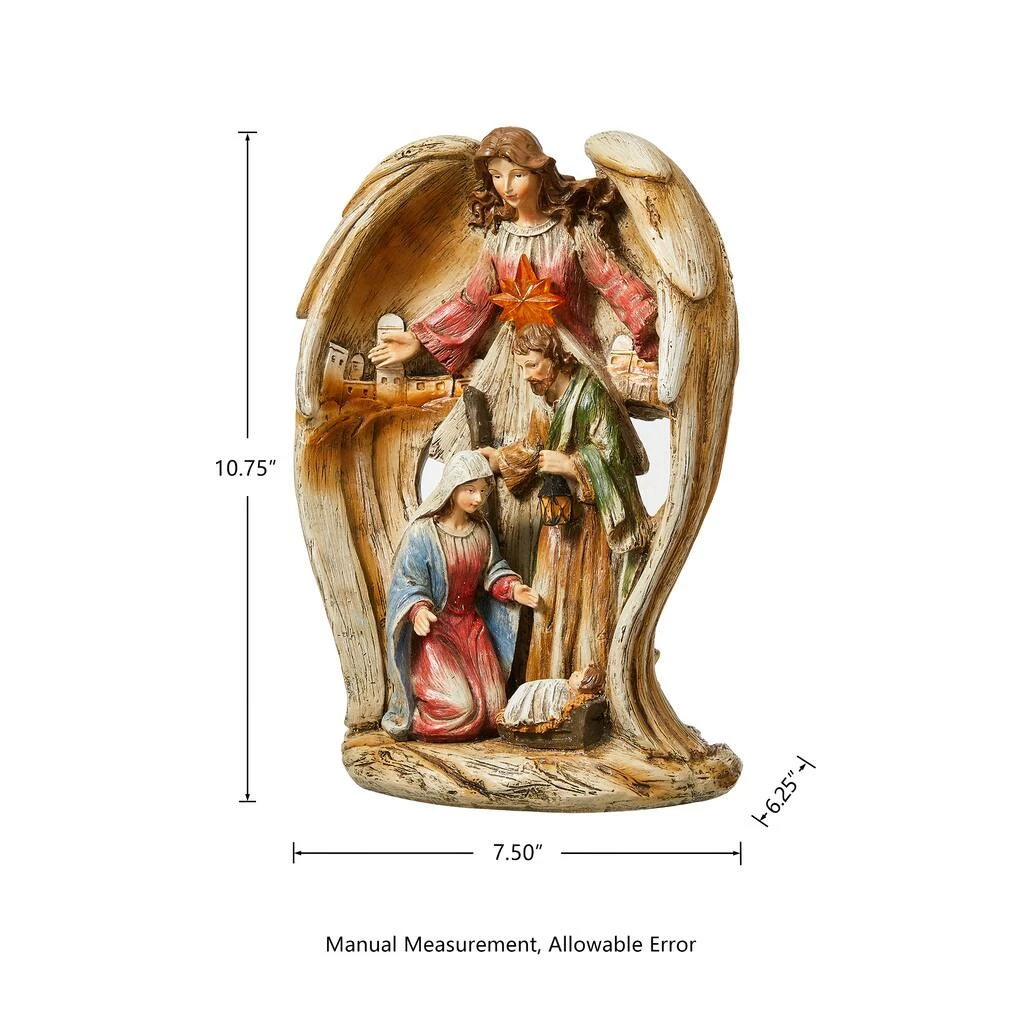 Best deal โ๏ธ Glitzhome® 11" Nativity Décor ๐งจ - Image 5