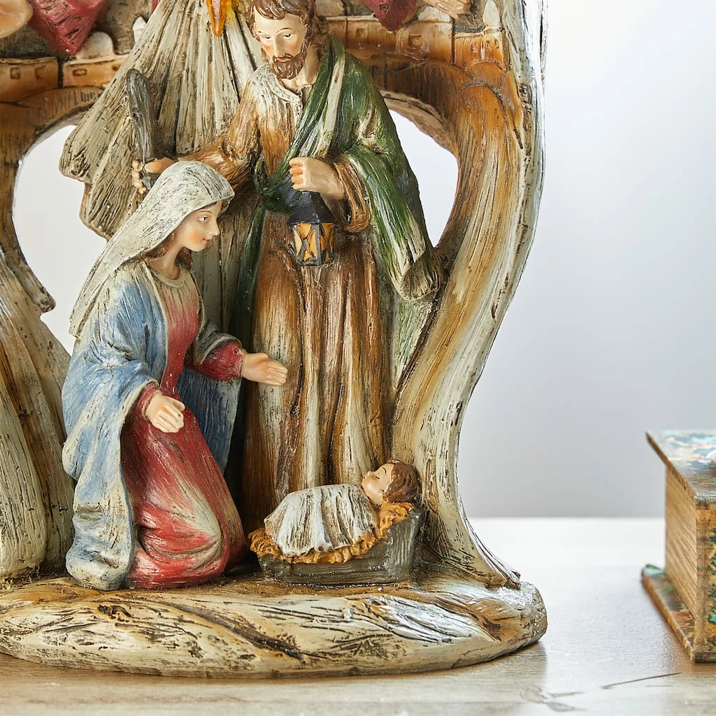 Best deal โ๏ธ Glitzhome® 11" Nativity Décor ๐งจ - Image 6