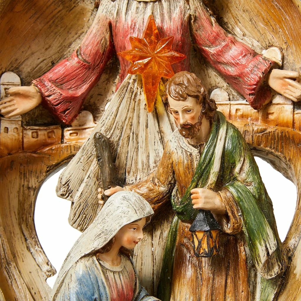 Best deal โ๏ธ Glitzhome® 11" Nativity Décor ๐งจ - Image 7