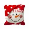 Cheapest 🎉 Glitzhome® Hooked 3D Snowman Pillow Set 🥰