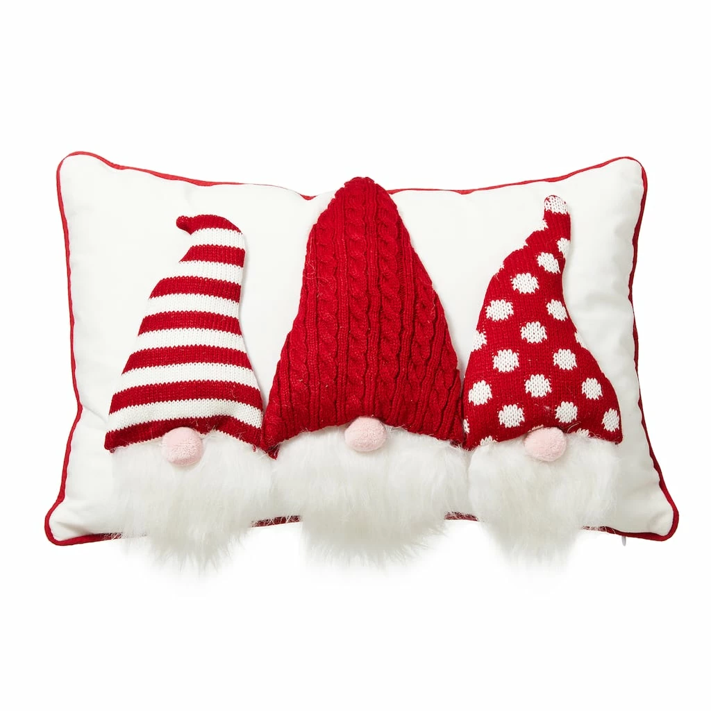 Best reviews of โญ Glitzhome® 3D Heavy Cotton Knitted Gnome Throw Pillow ๐