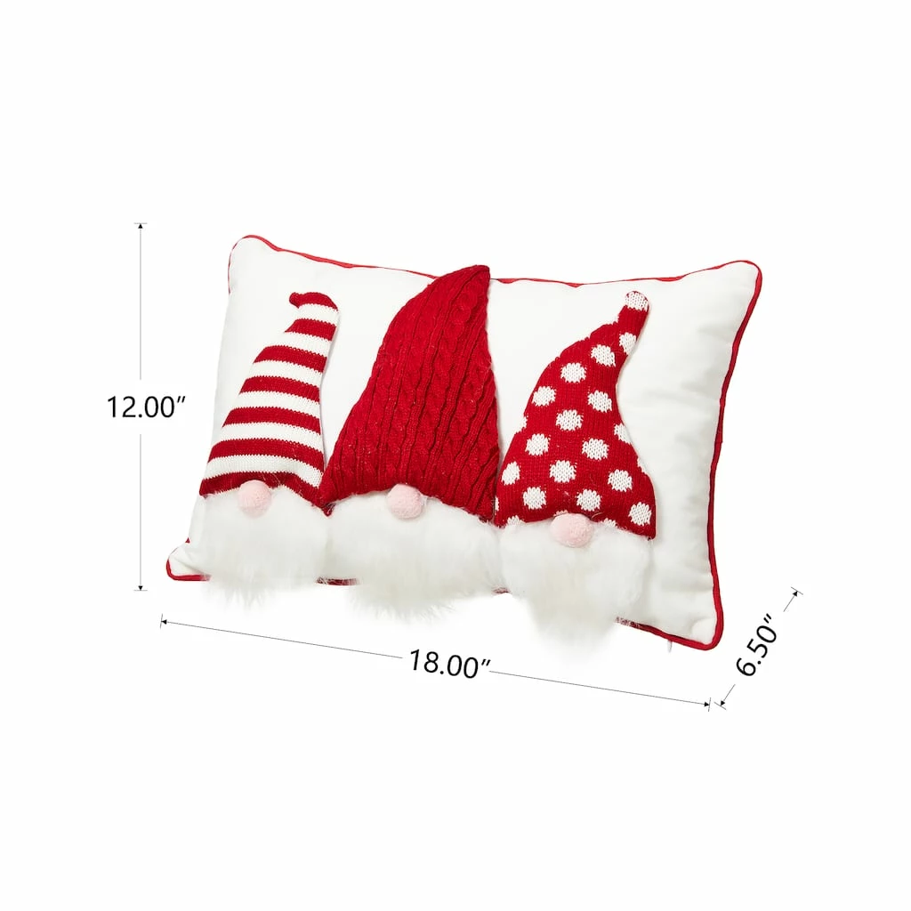 Best reviews of โญ Glitzhome® 3D Heavy Cotton Knitted Gnome Throw Pillow ๐ - Image 4