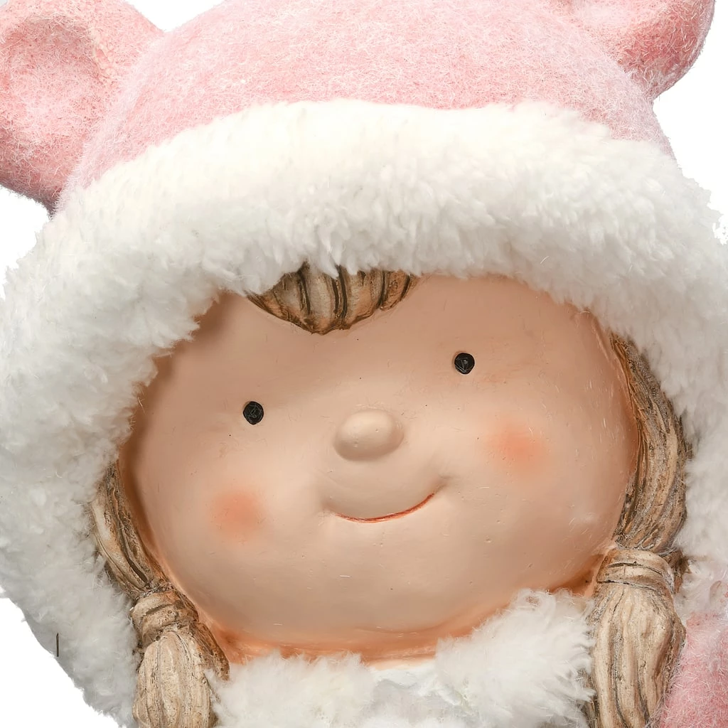 New ⭐ 18" Girl in Snowsuit Candleholder Figurine by National Tree Company 🌟 - Image 3