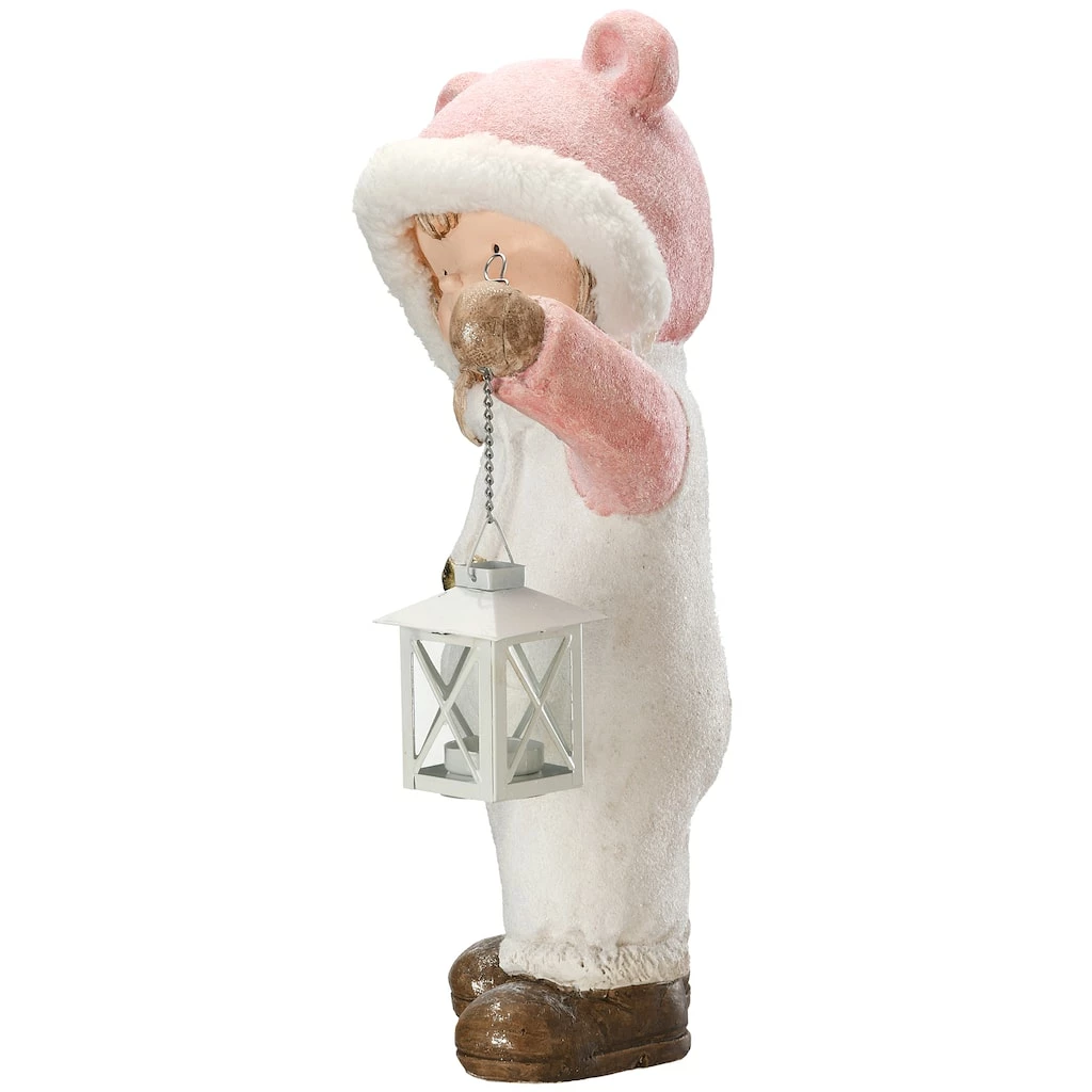 New ⭐ 18" Girl in Snowsuit Candleholder Figurine by National Tree Company 🌟 - Image 4