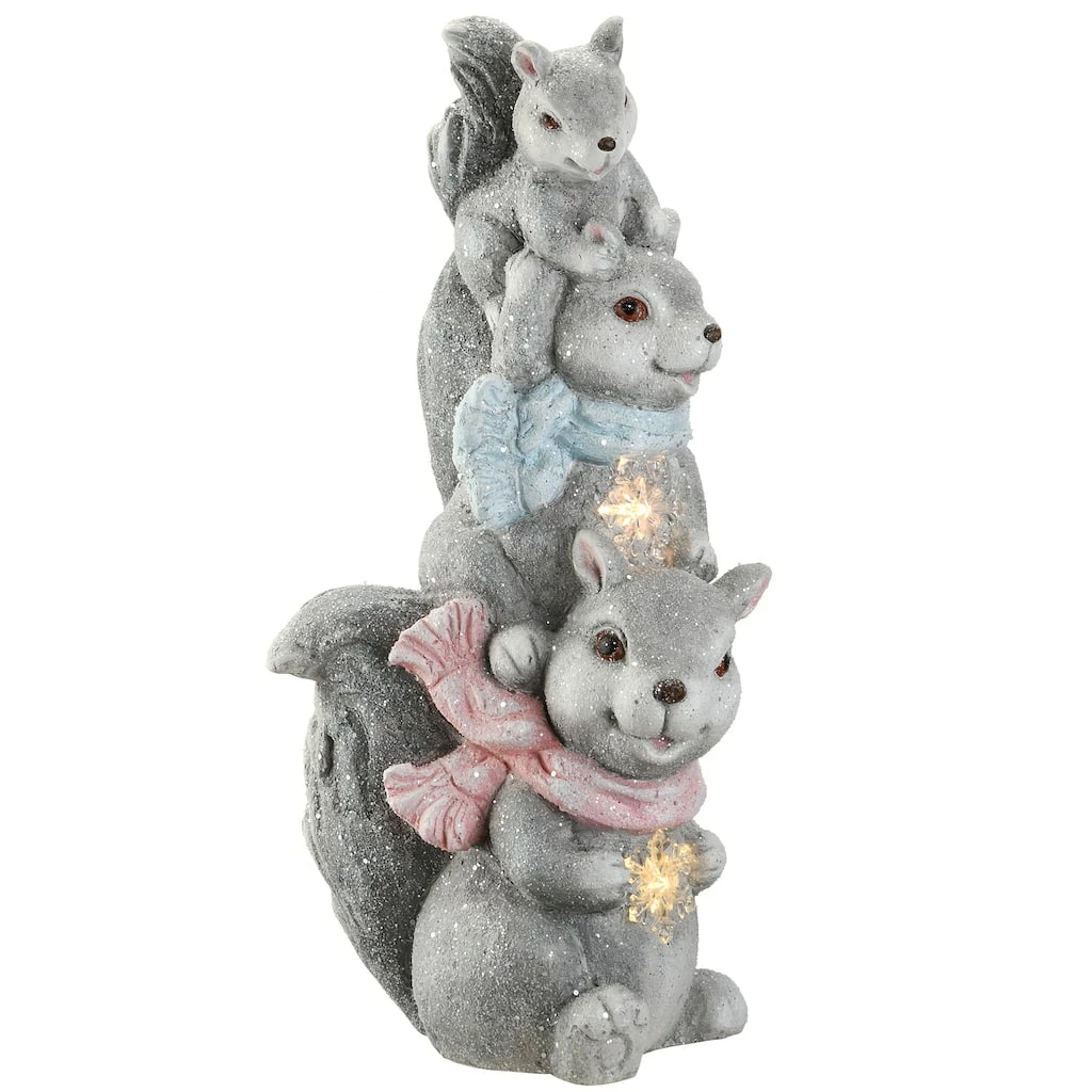 Best deal 🔔 19" LED Squirrel Trio Figurine by National Tree Company ✨