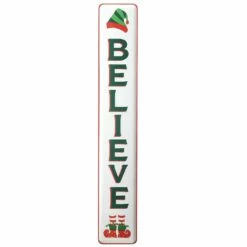 Best Sale 🎉 47" Believe Vertical Holiday Wall Sign by National Tree Company 🎉