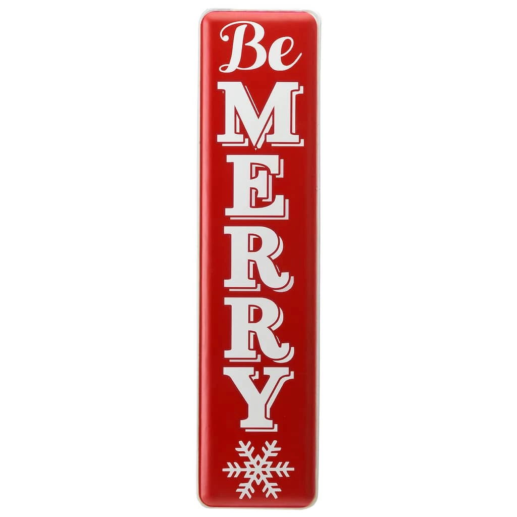 Budget ๐คฉ 31" Be Merry Holiday Wall Sign by National Tree Company ๐