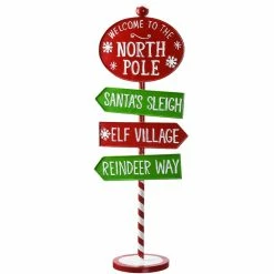 Discount 👍 36" North Pole Signpost Figurine by National Tree Company 🥰