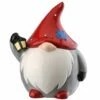 Discount 🤩 8" Round Ceramic Winter Gnome Figurine by National Tree Company ⌛