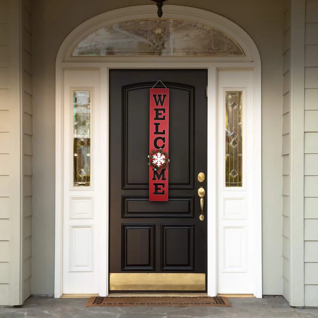 Outlet โ 42" Winter Welcome Sign by National Tree Company ๐ - Image 2