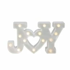 Wholesale 🎉 12.75" White Joy LED ❄ Christmas Marquee Wall Sign by Northlight 💯