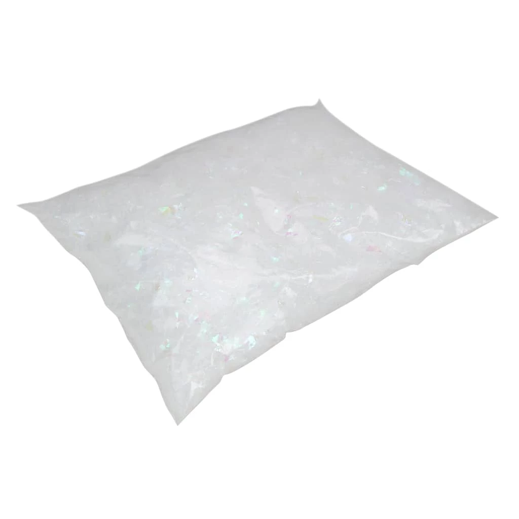 New 🥰 1.75qt. White Iridescent Artificial Powder Snow Flakes by Northlight ✔️ - Image 3