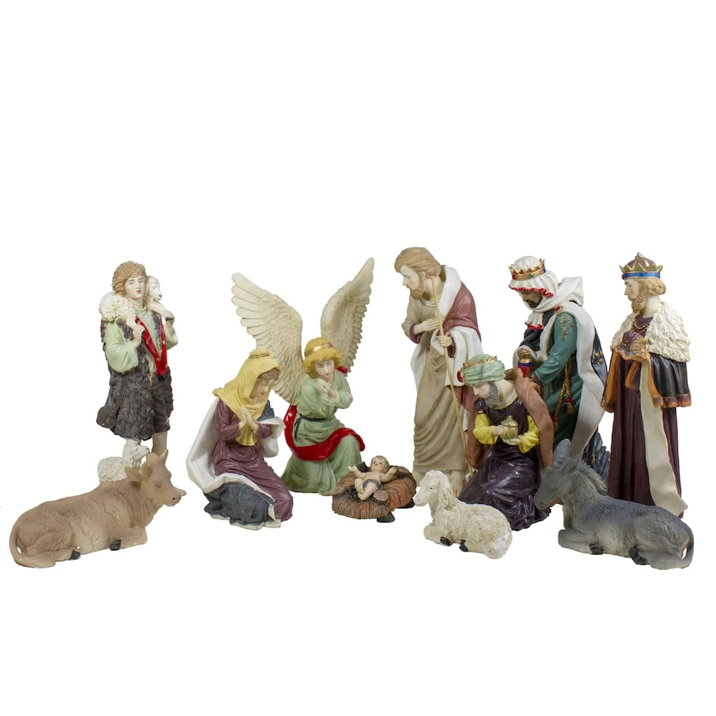 Outlet 🌟 18" Nativity Figurine Set, 11pc. by LB International 😉