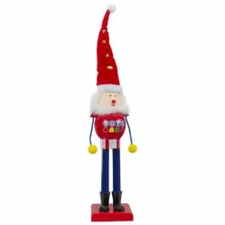 Wholesale 👏 16.75" Red & Blue Dots 🔔 Christmas Nutcracker Figurine by Northlight ⌛
