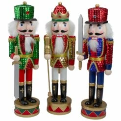 Discount 🌟 14" Sequin Jacket 🎅 Christmas Nutcracker Set by Northlight 🧨