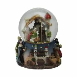 Deals 🌟 6" Nativity Manger Scene Musical ❄ Christmas Snow Globe by Northlight ✔️