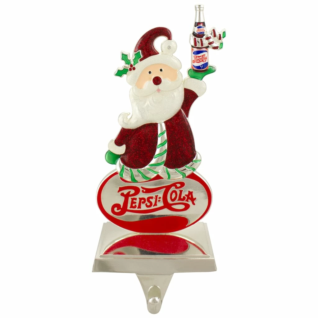 Best reviews of π 9.75" Silver Pepsi-Cola Santa Claus β Christmas Stocking Holder by Northlight β€οΈ
