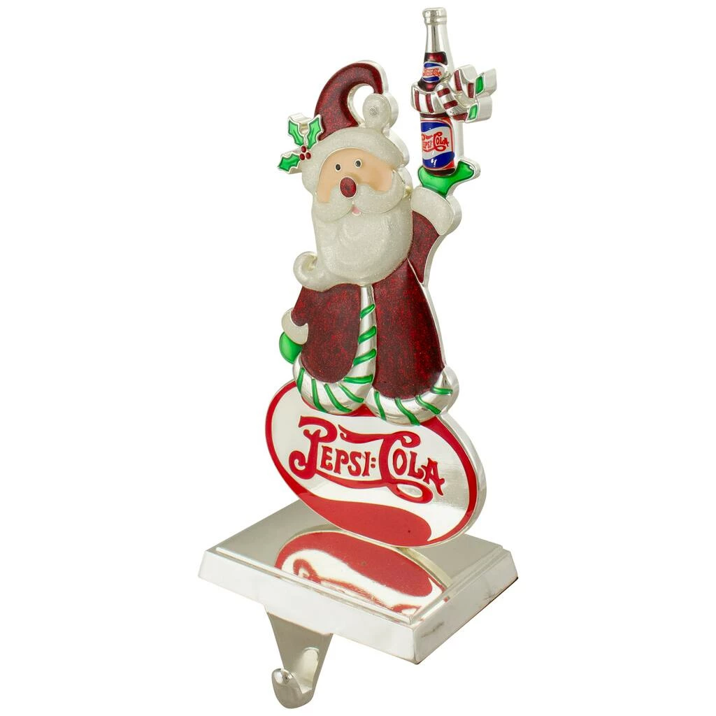 Best reviews of π 9.75" Silver Pepsi-Cola Santa Claus β Christmas Stocking Holder by Northlight β€οΈ - Image 3