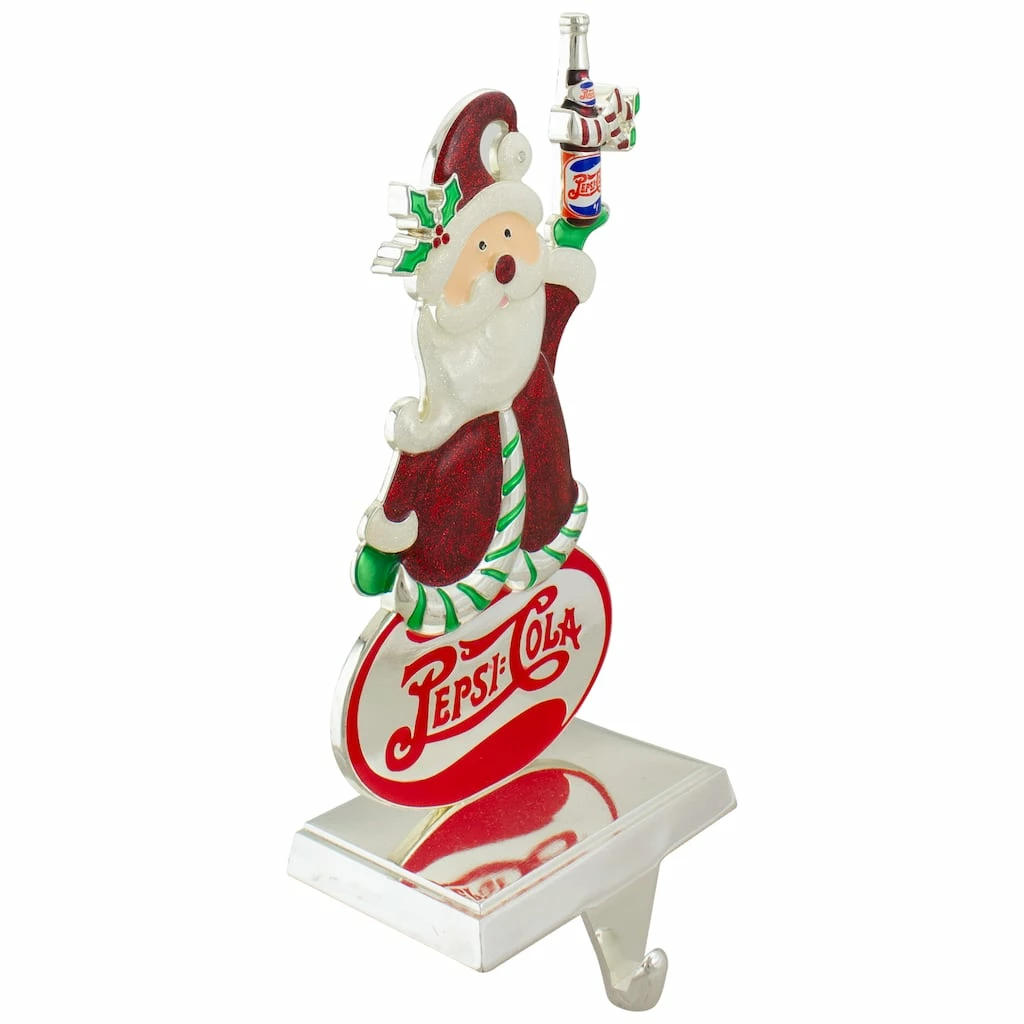 Best reviews of π 9.75" Silver Pepsi-Cola Santa Claus β Christmas Stocking Holder by Northlight β€οΈ - Image 4